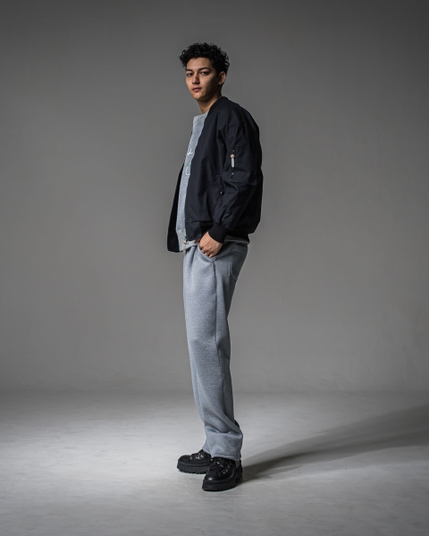 CHRIS　EASY WIDE TUCK PANTS