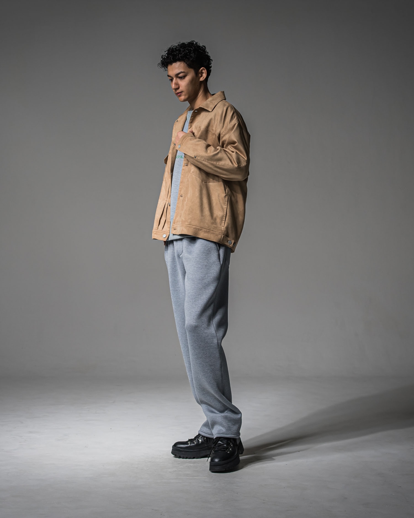 CHRIS　EASY WIDE TUCK PANTS