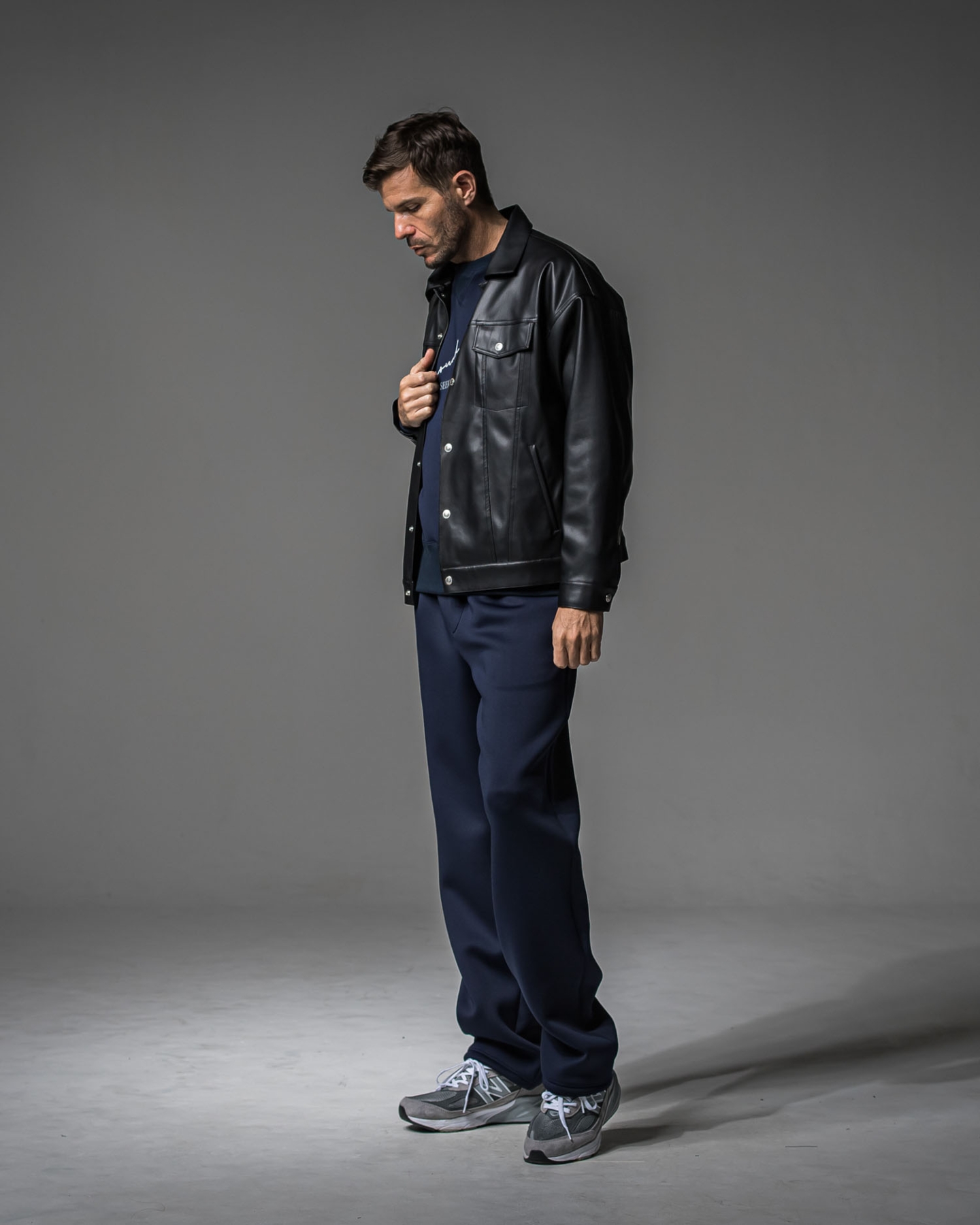 CHRIS　EASY WIDE TUCK PANTS