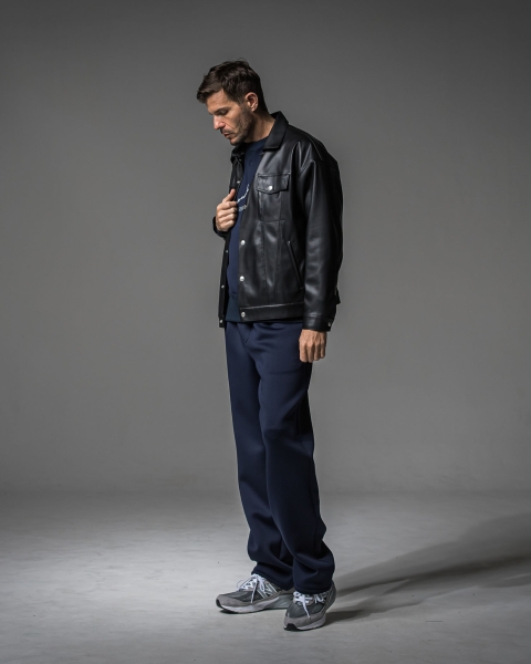 CHRIS　EASY WIDE TUCK PANTS