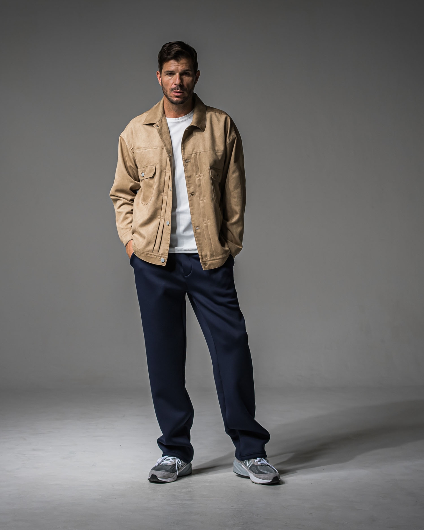 CHRIS　EASY WIDE TUCK PANTS