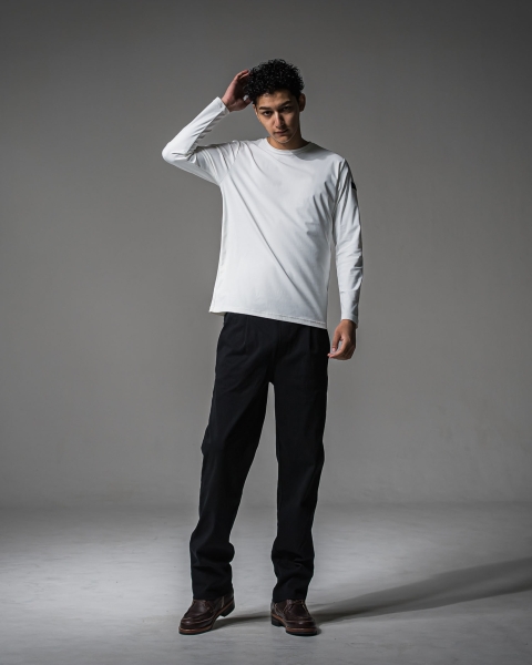 DENIM JERSEY WIDE PT