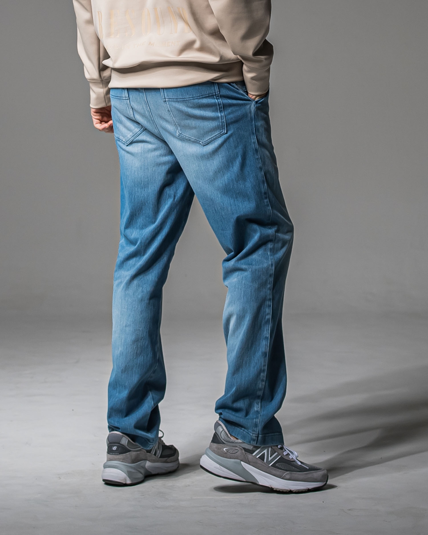 DENIM JERSEY WIDE PT