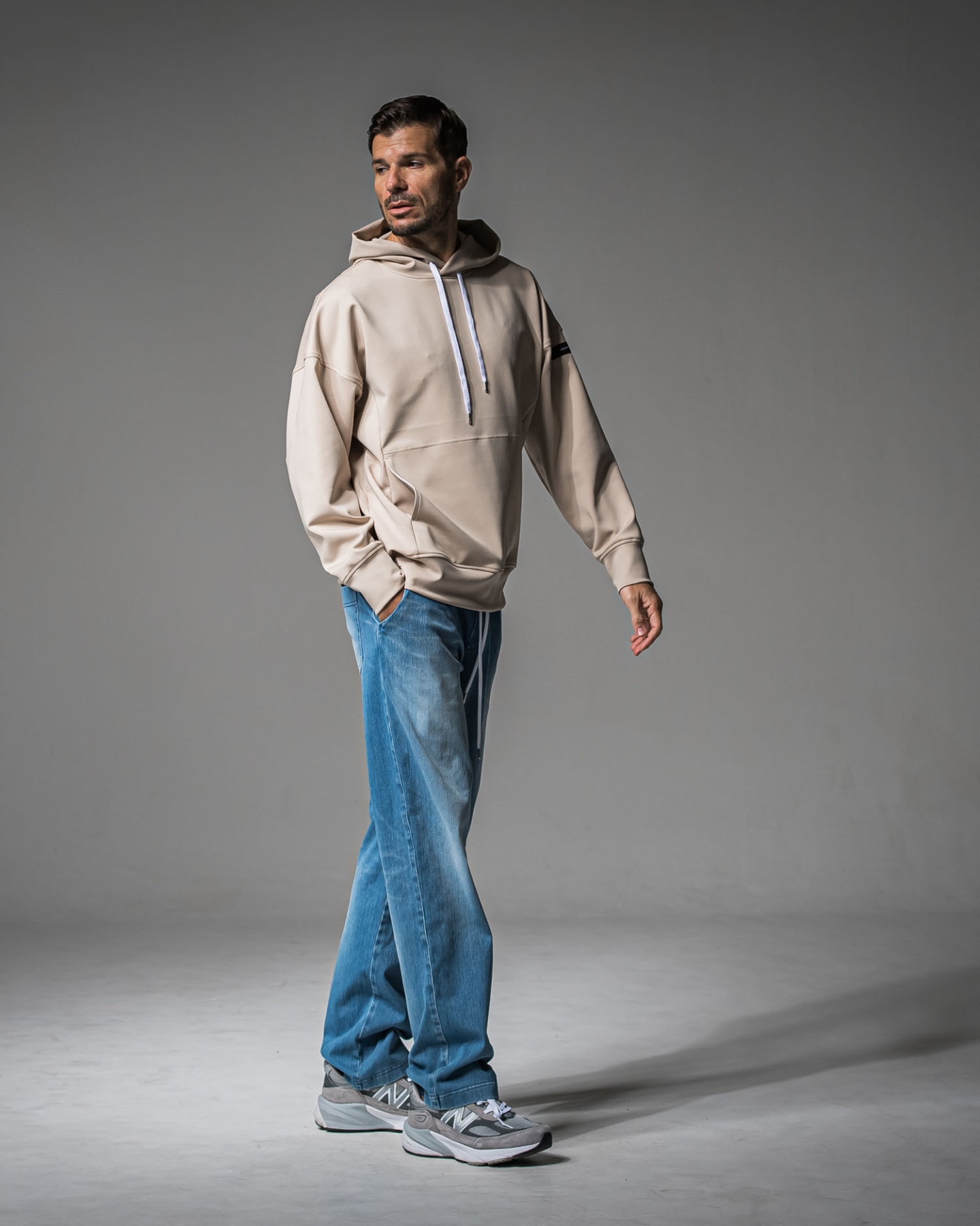 DENIM JERSEY WIDE PT