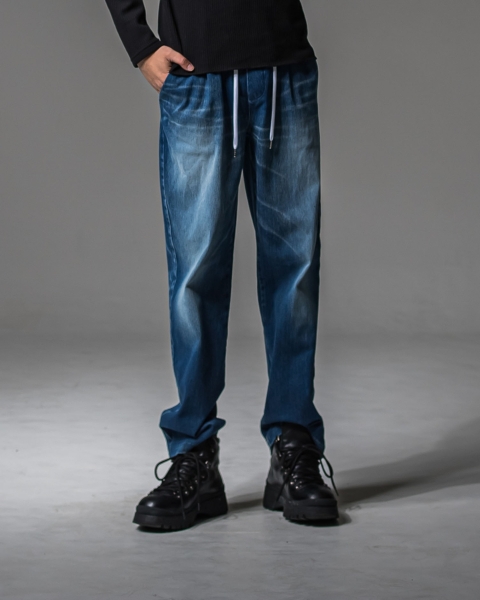 DENIM JERSEY WIDE PT