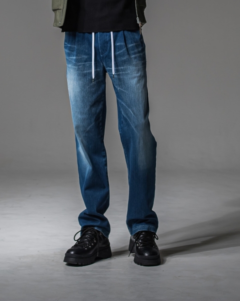 DENIM JERSEY WIDE PT