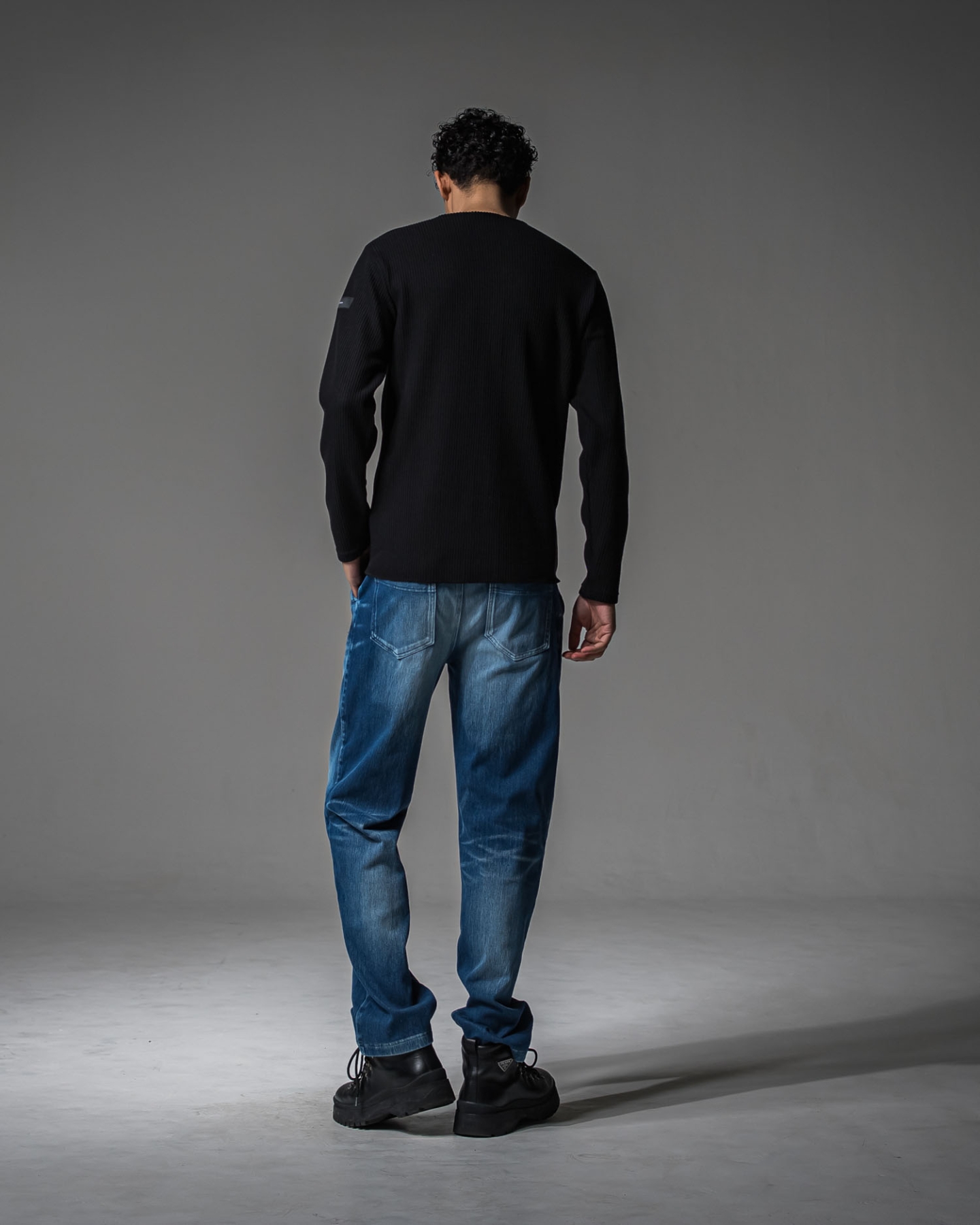 DENIM JERSEY WIDE PT