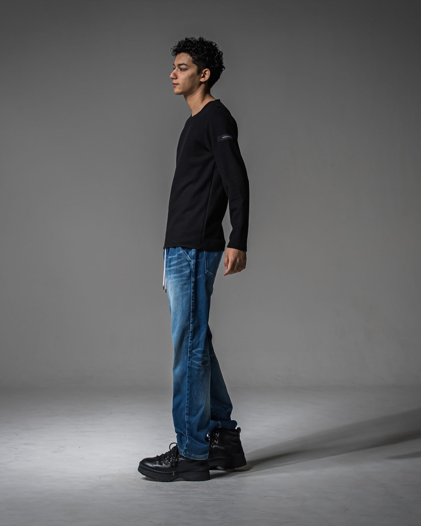 DENIM JERSEY WIDE PT