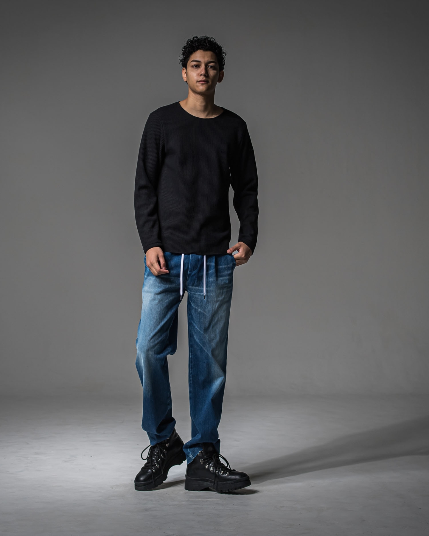 DENIM JERSEY WIDE PT