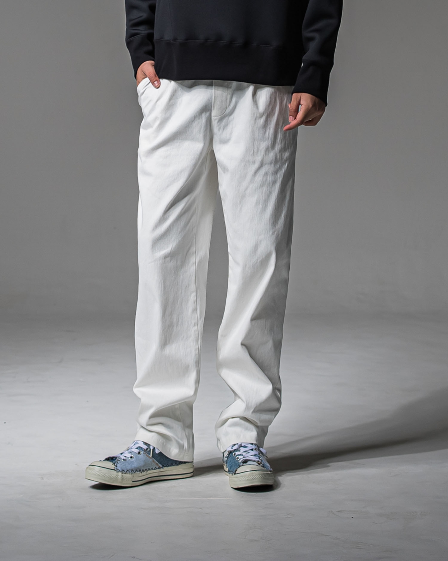 DENIM JERSEY WIDE PT