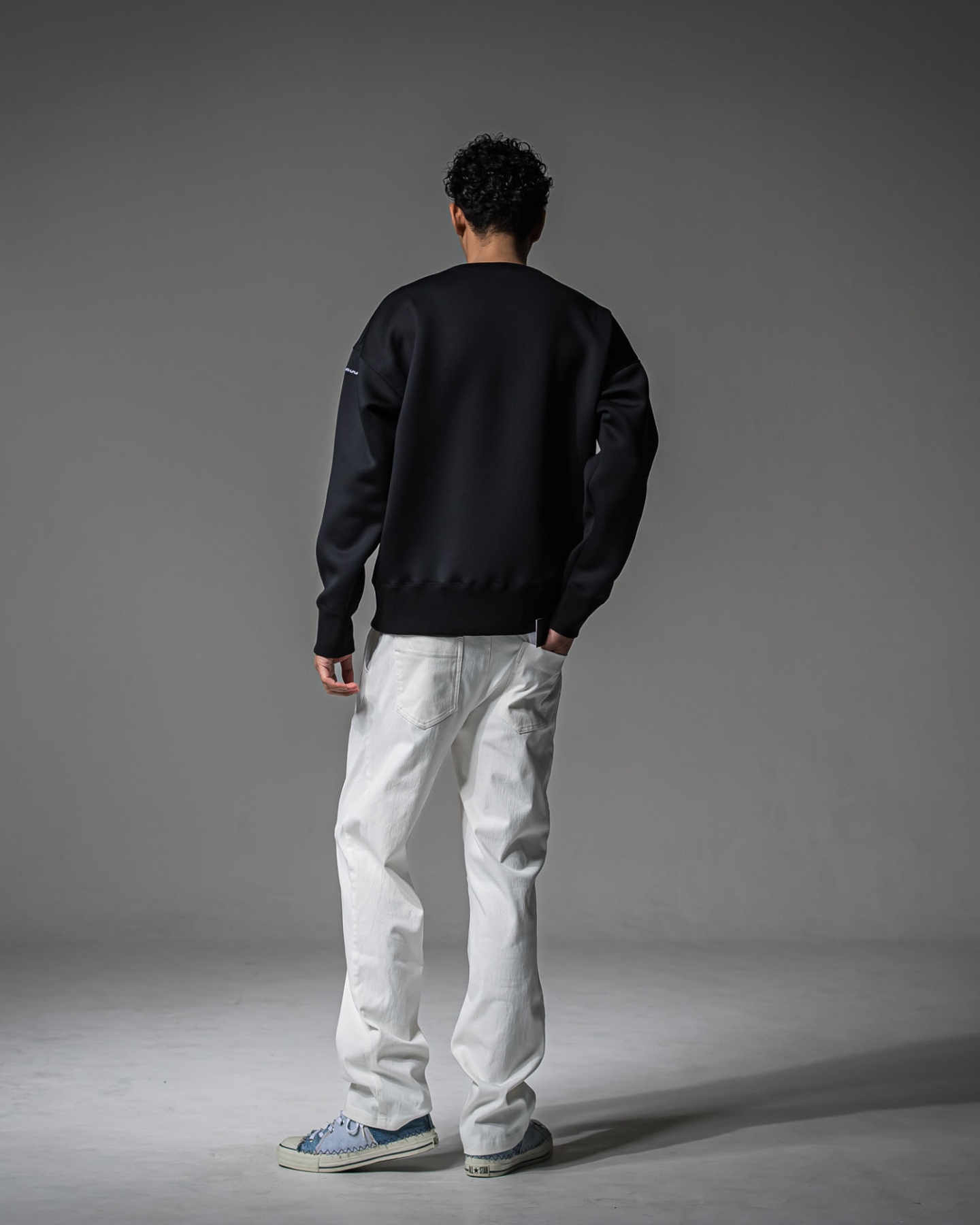 DENIM JERSEY WIDE PT