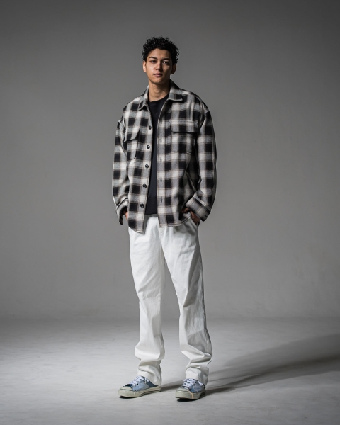 DENIM JERSEY WIDE PT