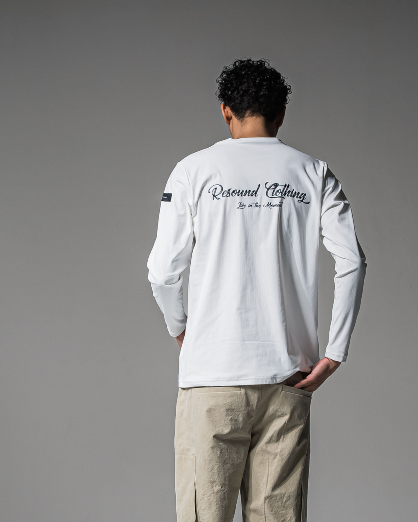 BACK PT nylon longsleave Tee