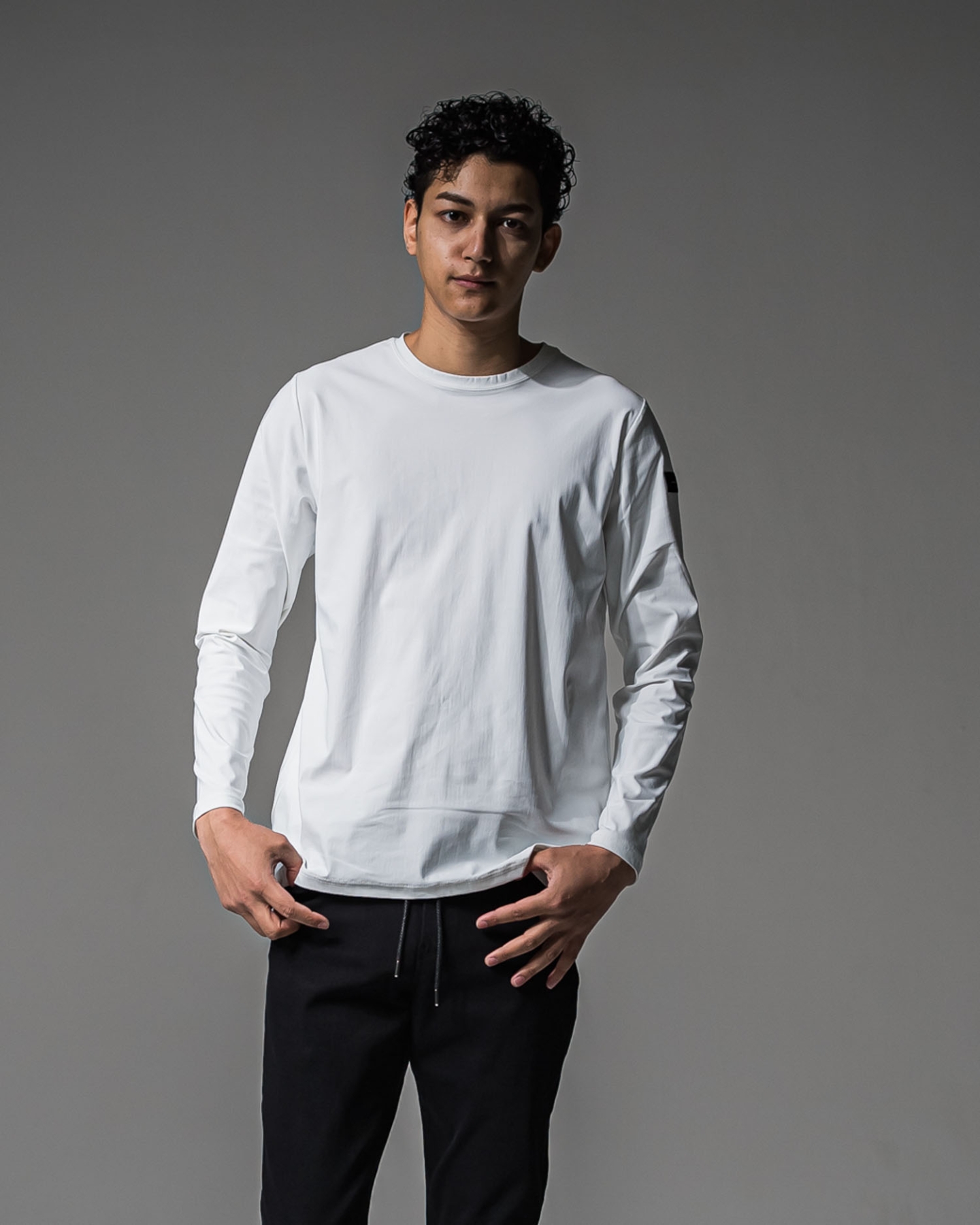 BACK PT nylon longsleave Tee