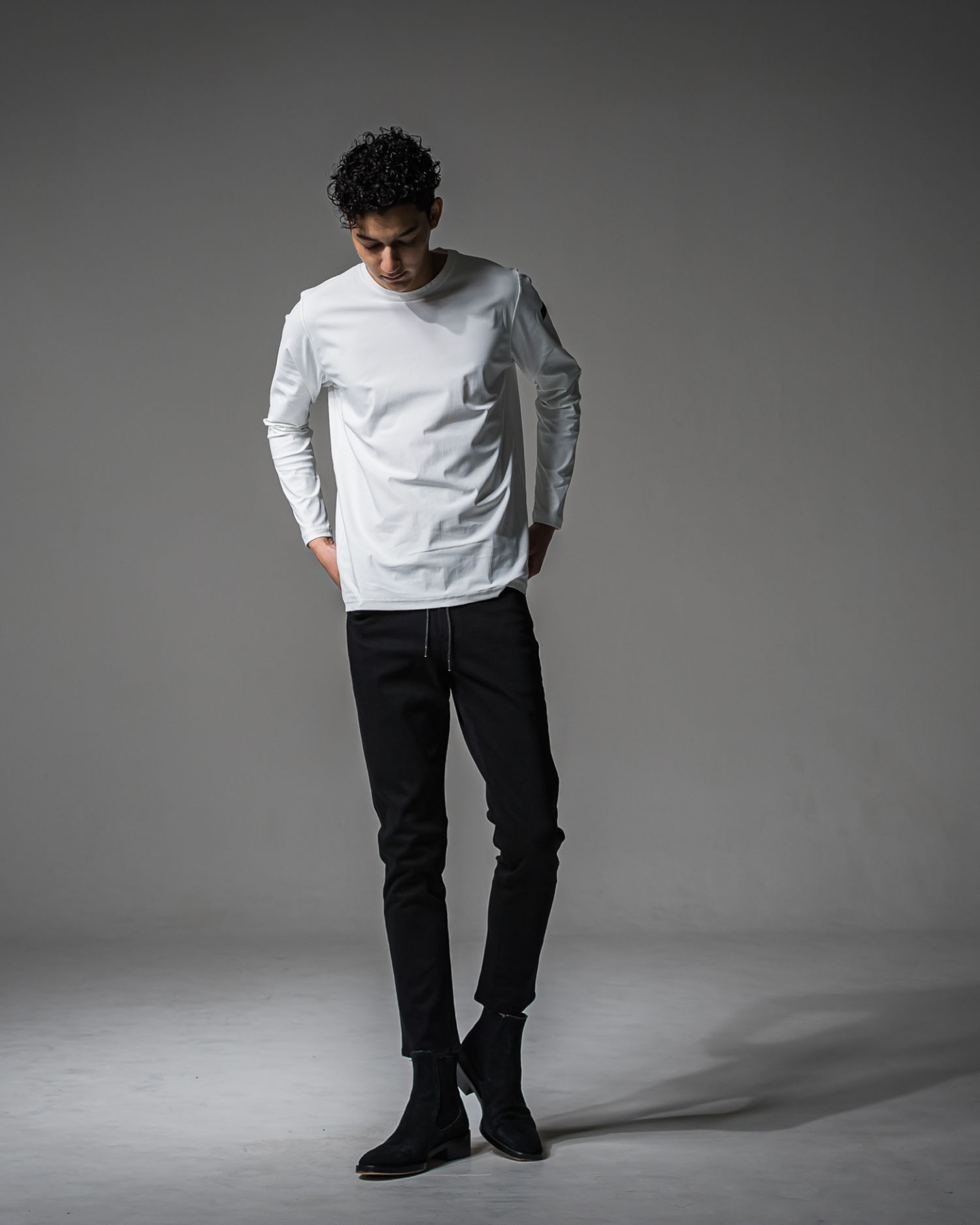 BACK PT nylon longsleave Tee
