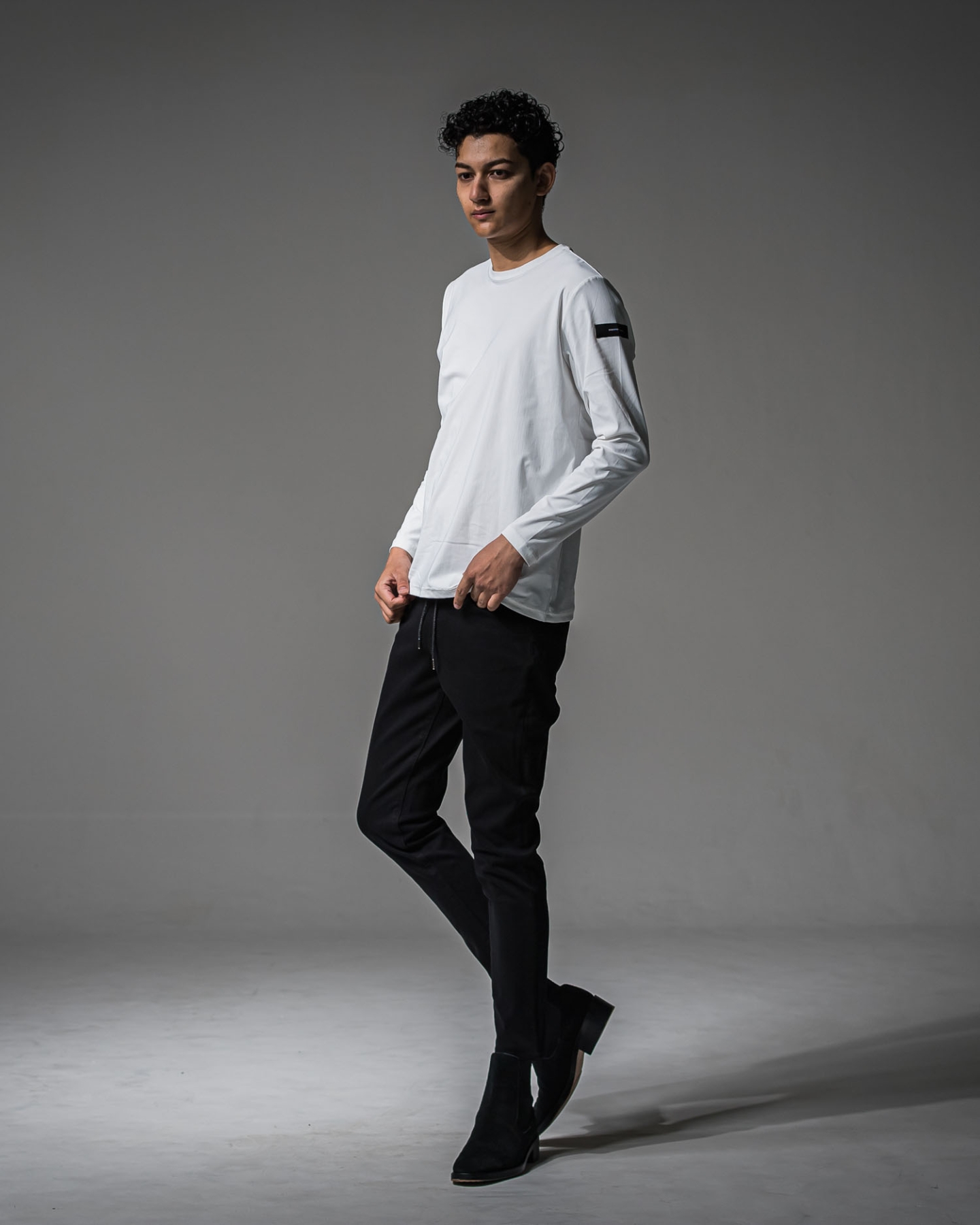 BACK PT nylon longsleave Tee