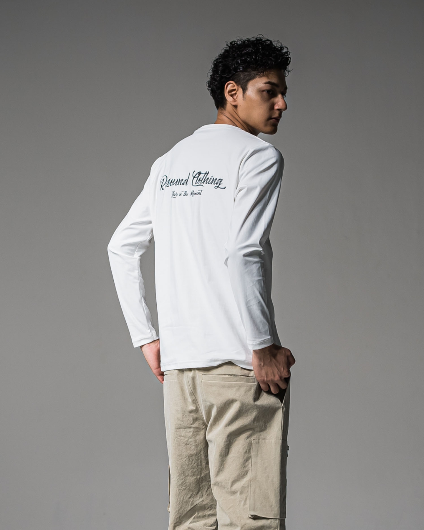 BACK PT nylon longsleave Tee