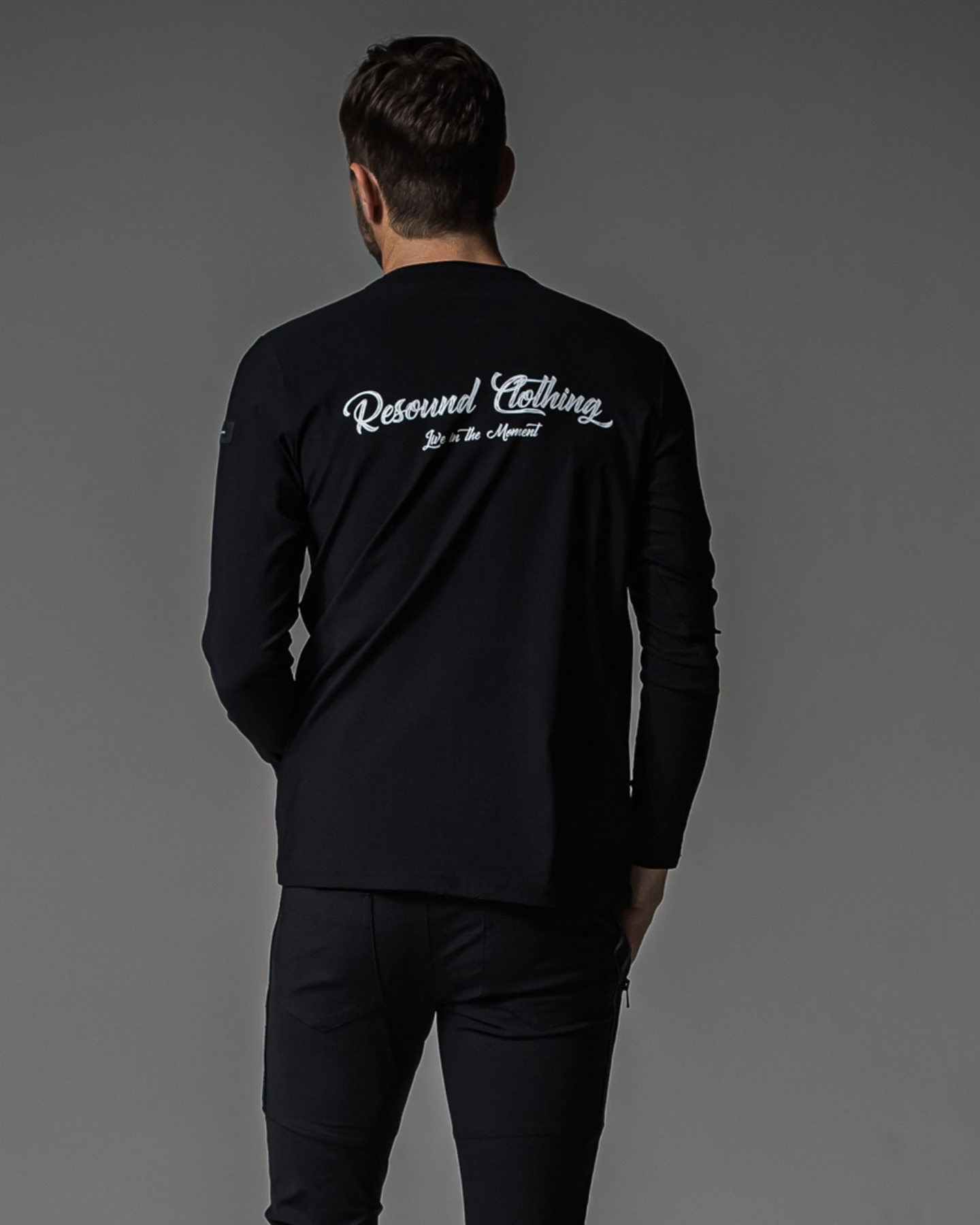 BACK PT nylon longsleave Tee