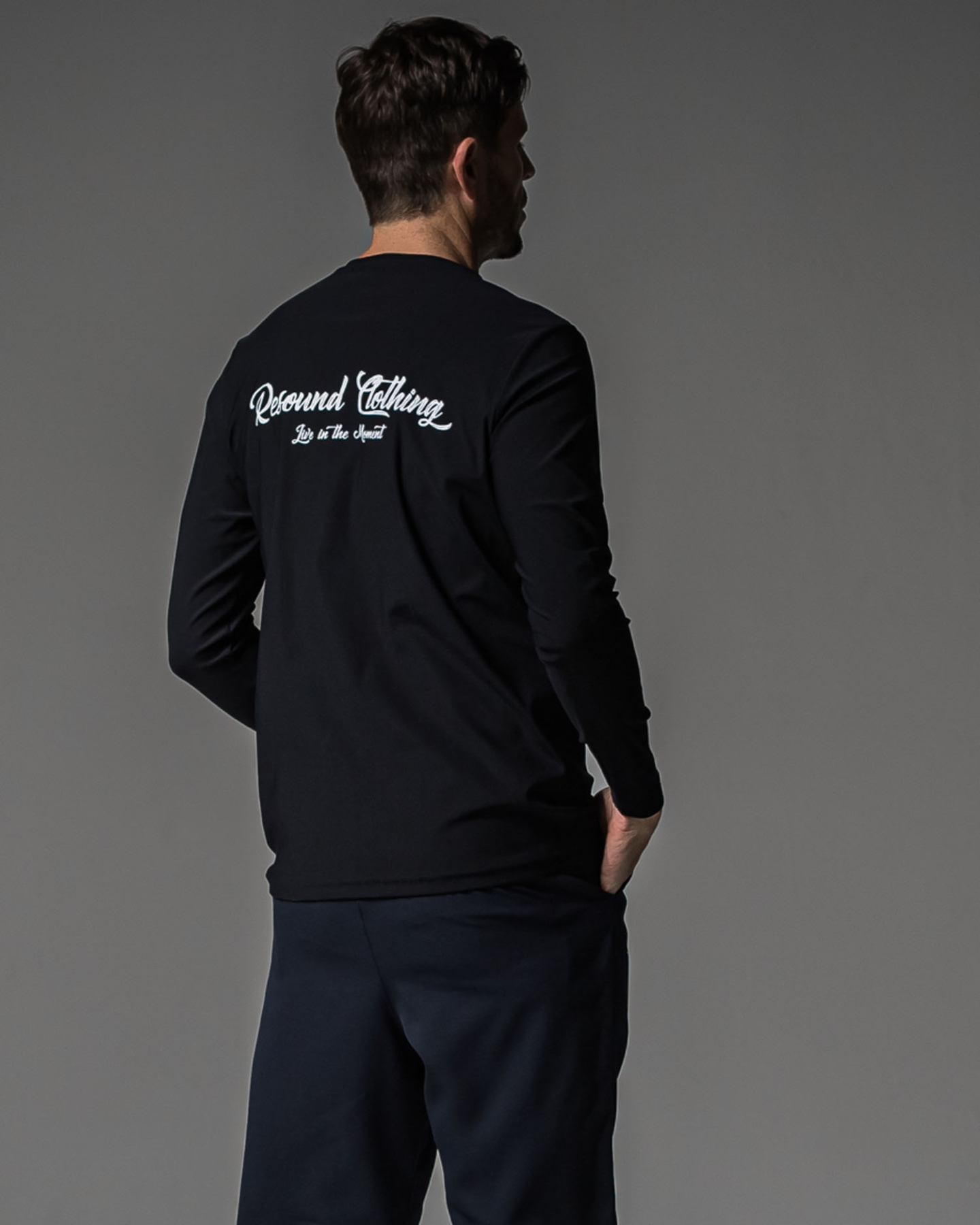 BACK PT nylon longsleave Tee