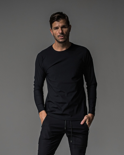 BACK PT nylon longsleave Tee