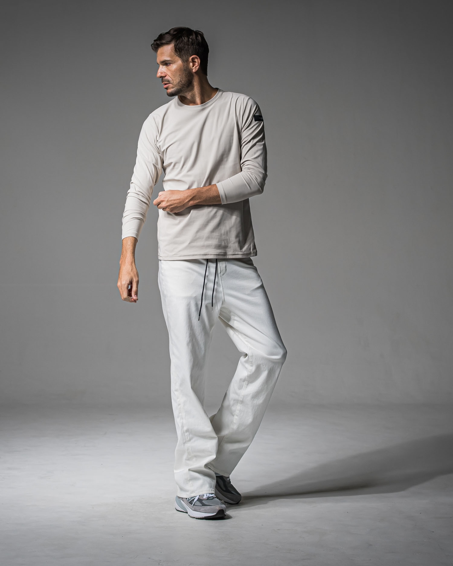 BACK PT nylon longsleave Tee