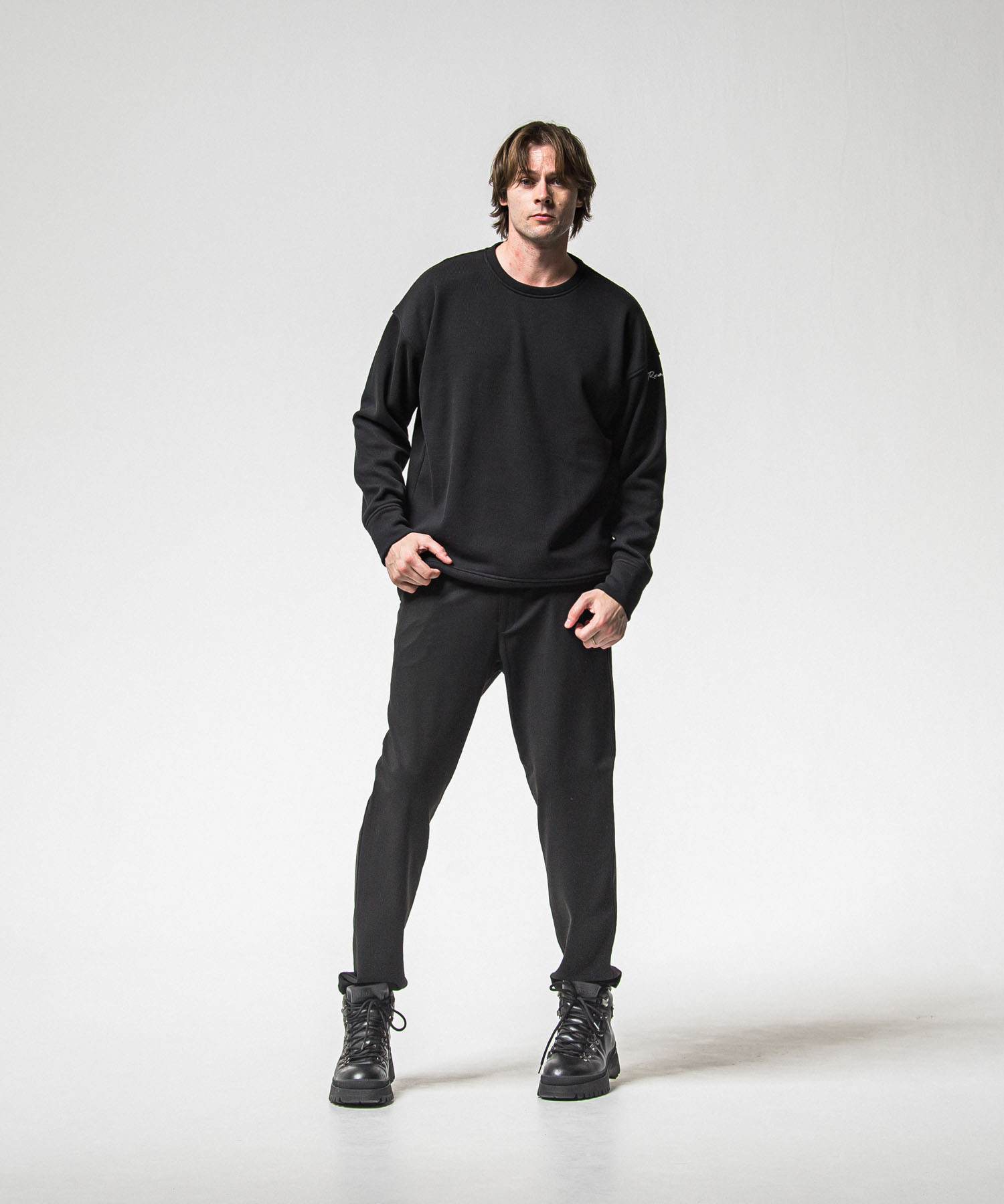 velours fleece thermal  loose trainer