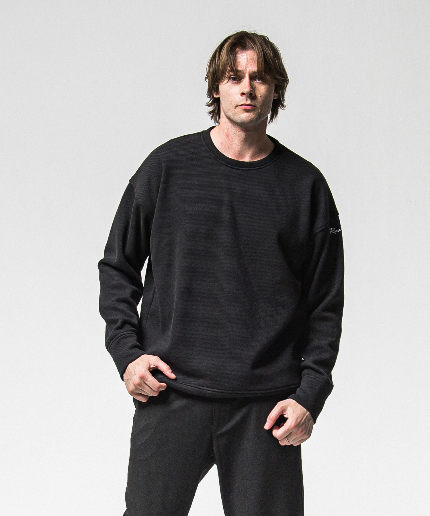 velours fleece thermal  loose trainer