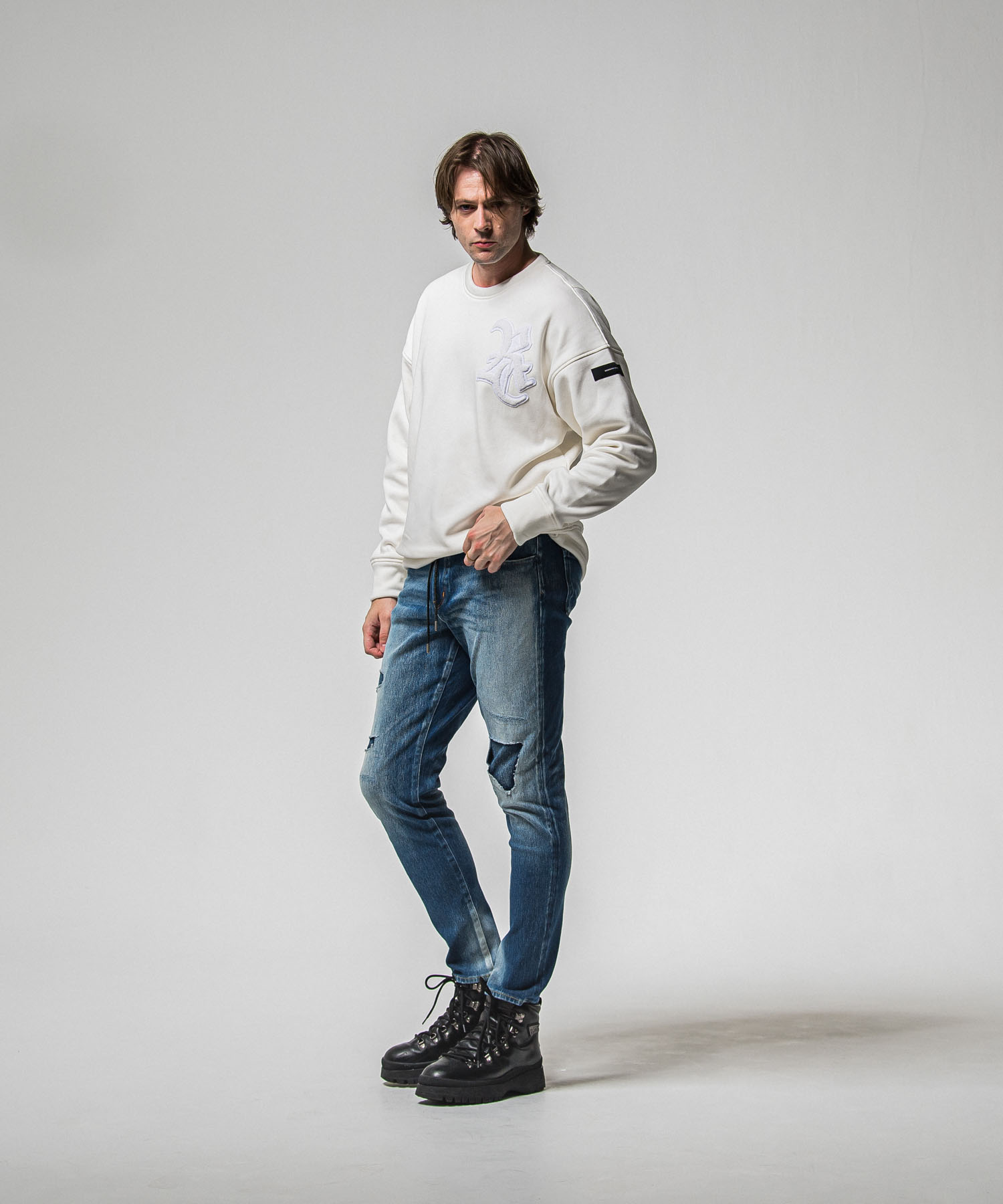  RC chenille velours fleece drop　trainer