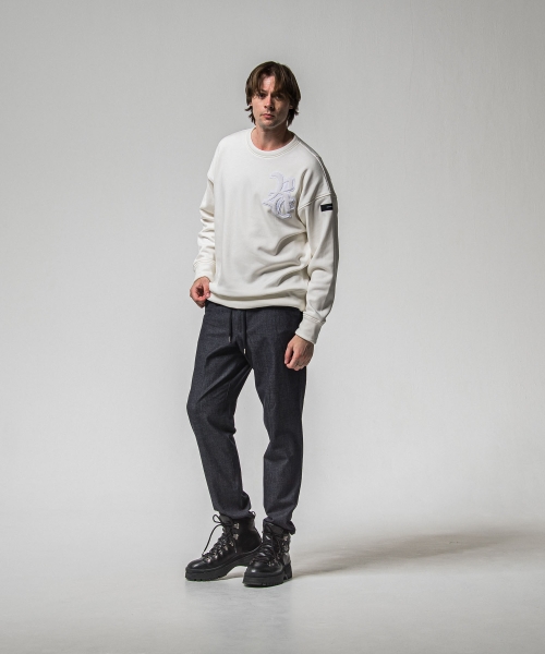  RC chenille velours fleece drop　trainer