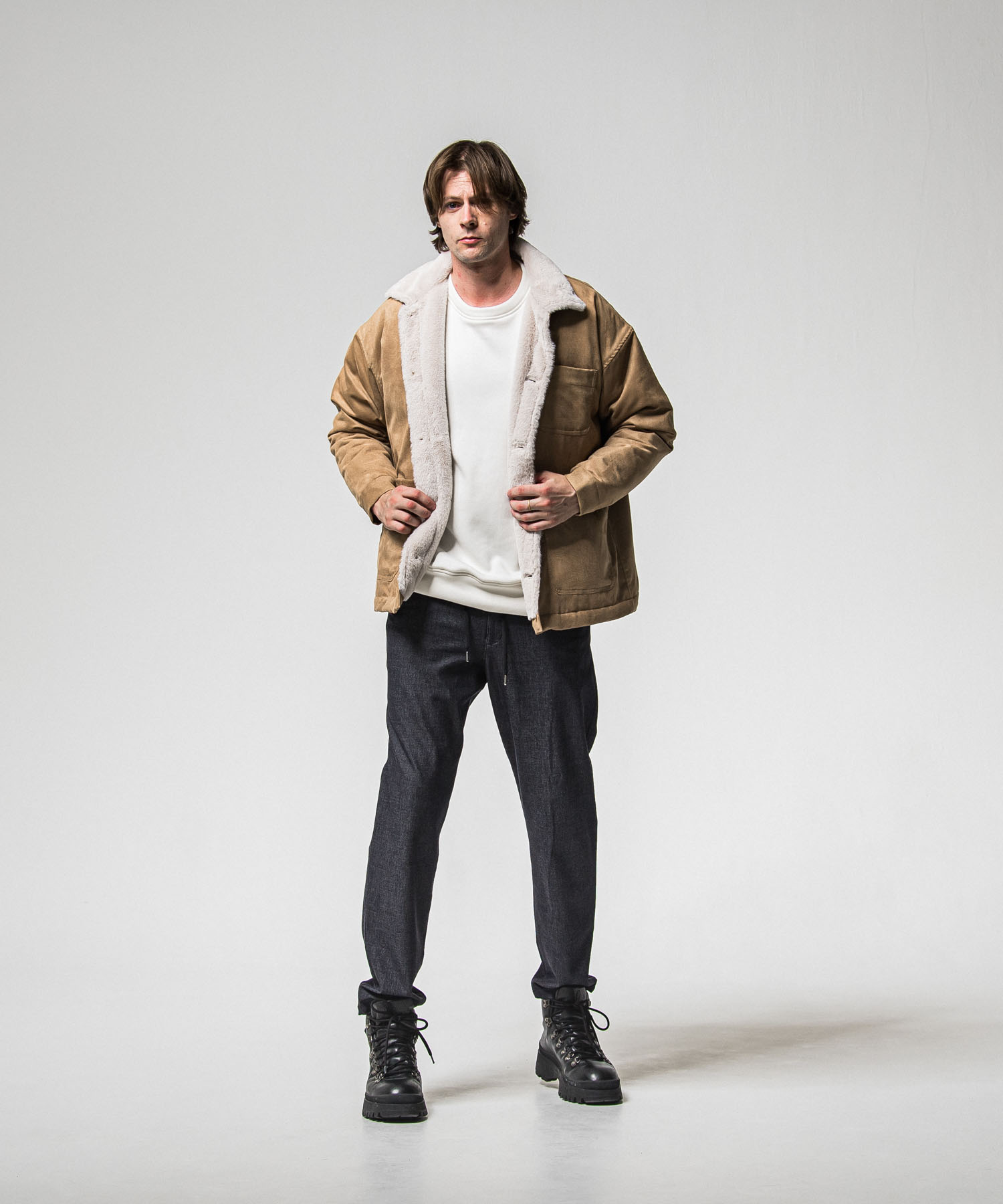  RC chenille velours fleece drop　trainer