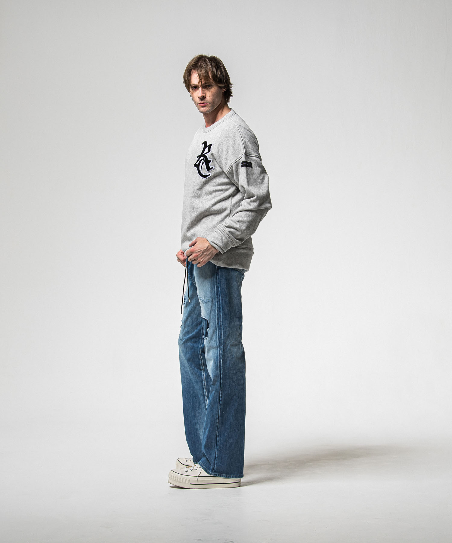  RC chenille velours fleece drop　trainer