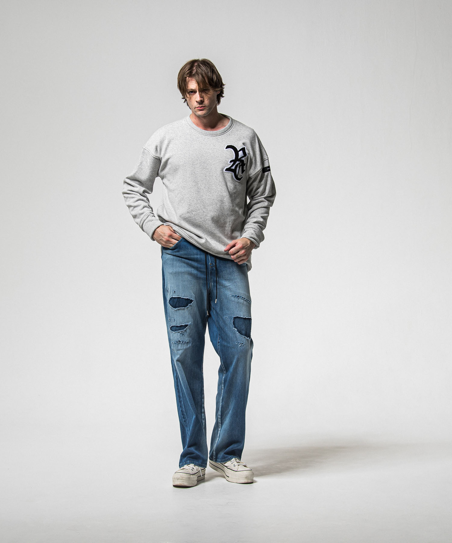  RC chenille velours fleece drop　trainer