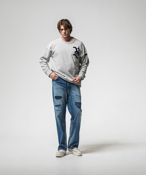  RC chenille velours fleece drop　trainer