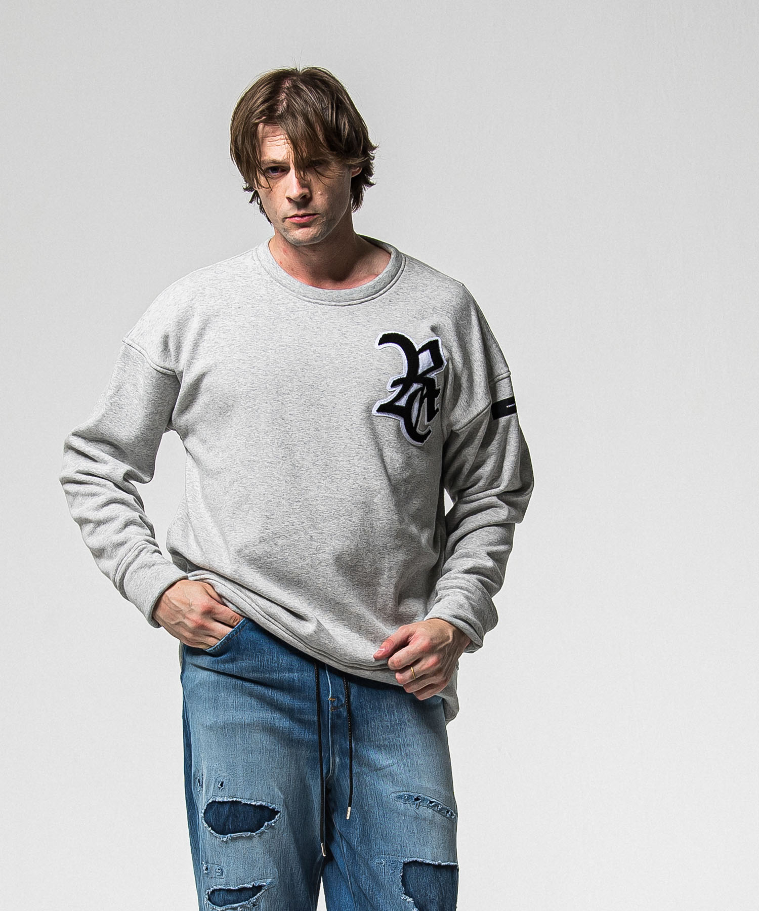  RC chenille velours fleece drop　trainer