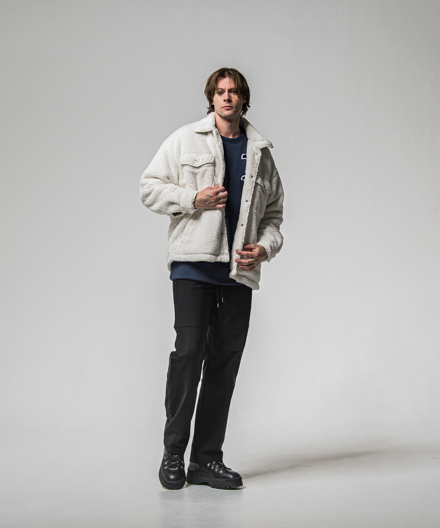  RC chenille velours fleece drop　trainer