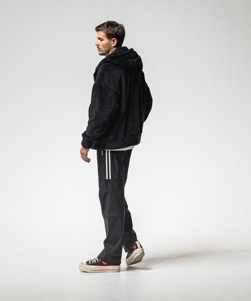 BOA zip loose hoodie