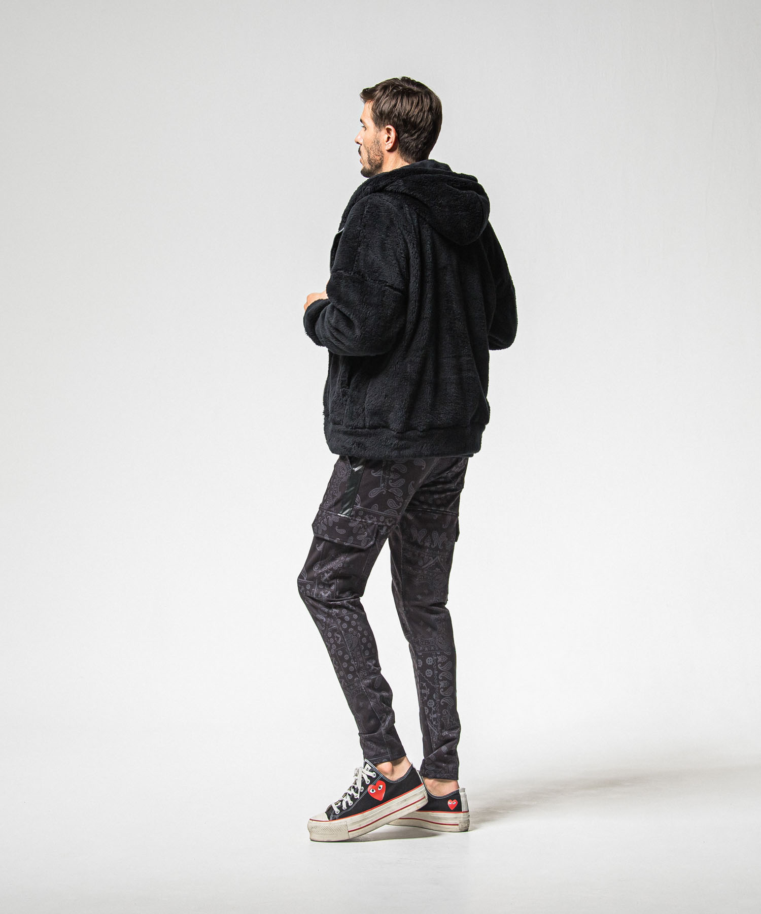 BOA zip loose hoodie