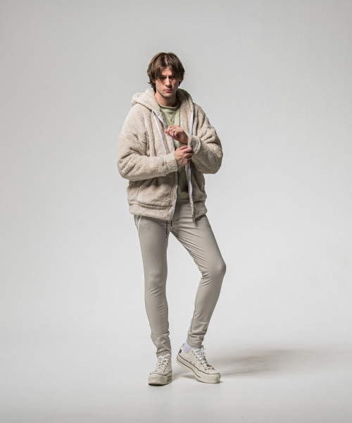 BOA zip loose hoodie