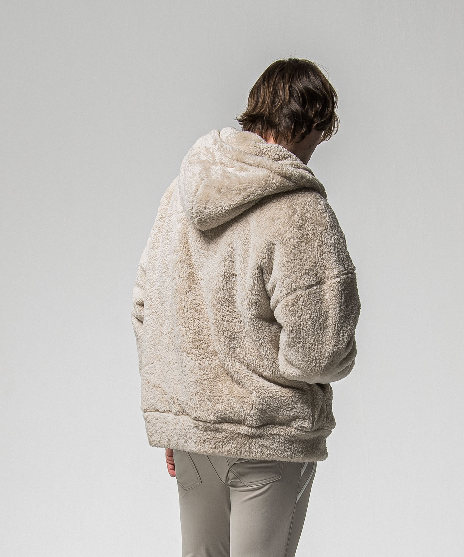 BOA zip loose hoodie