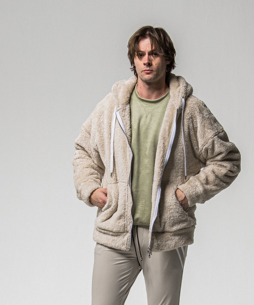 BOA zip loose hoodie