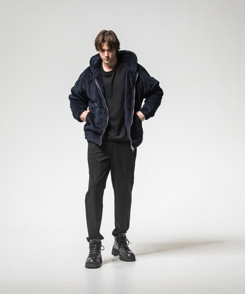 BOA zip loose hoodie