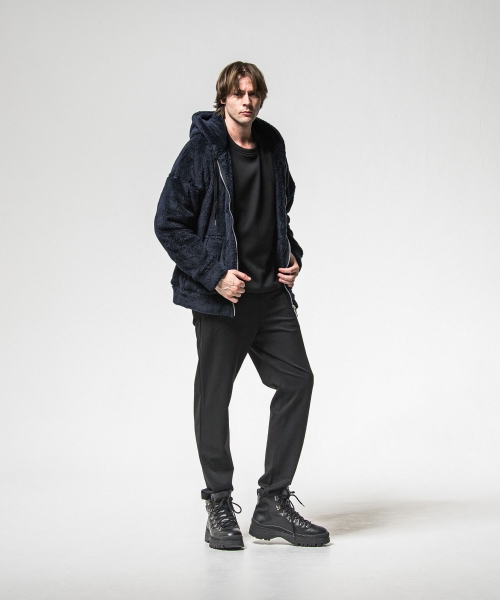 BOA zip loose hoodie