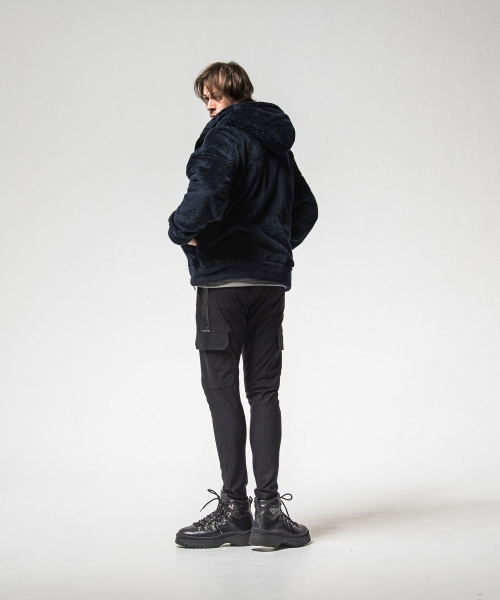 BOA zip loose hoodie