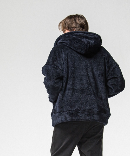 BOA zip loose hoodie