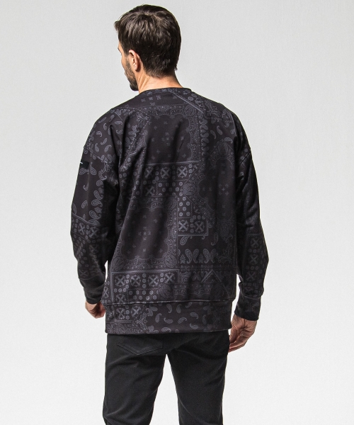 paisley  back fleece drop　trainer