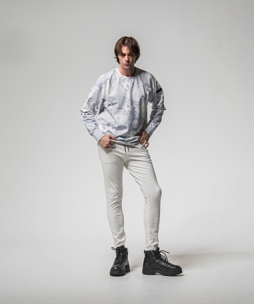 paisley  back fleece drop　trainer