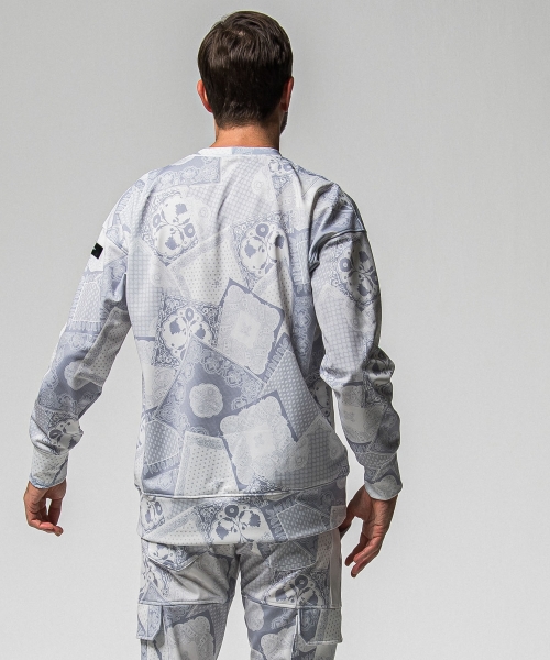 paisley  back fleece drop　trainer