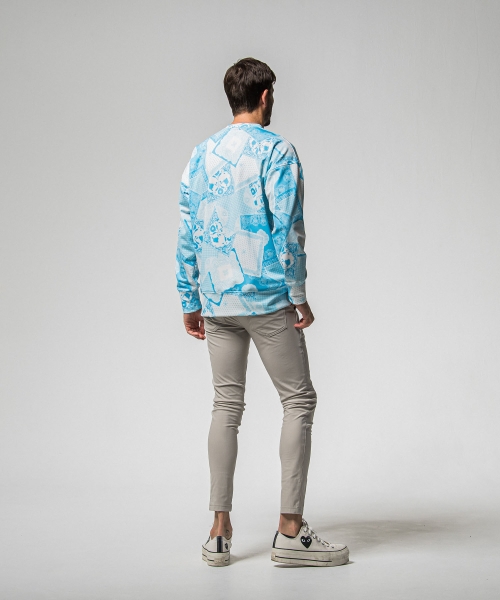 paisley  back fleece drop　trainer