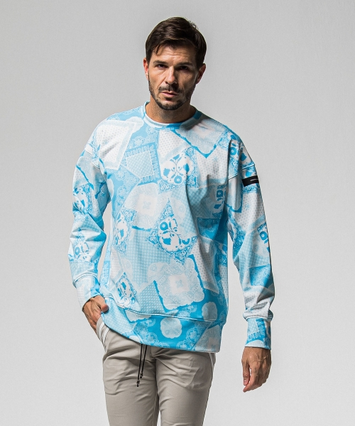 paisley  back fleece drop　trainer