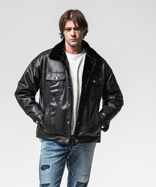 resound clothing スライバージャケット　黒赤　コート　サイズ2 resound clothing スライバージャケット 黒赤 コート サイズ2 メンズ